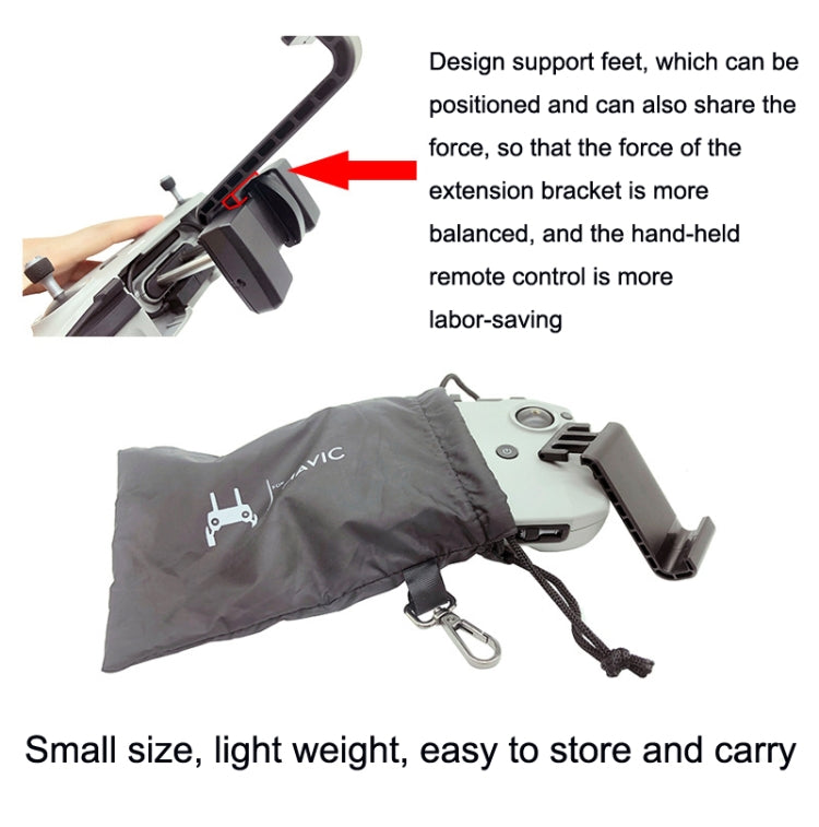 Remote Control Tablet Extension Bracket For DJI Mavic 3 / Air 2 / Air 2S / Mini 2, Style:, Small, Large, Large+For Apple Line, Large+Type-c Line, Large+Micro Line Remote Control Tablet Extension Bracket For DJI Mavic 3 / Air 2 / Air 2S / Mini 2, Style:, Small, Large, Large+For Apple Line, Large+Type-c Line, Large+Micro Line